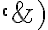 `&)