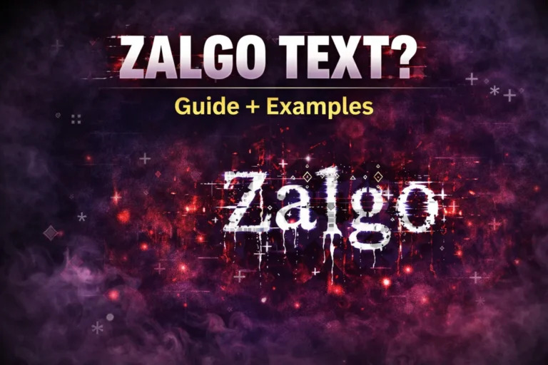 glitch text generator online