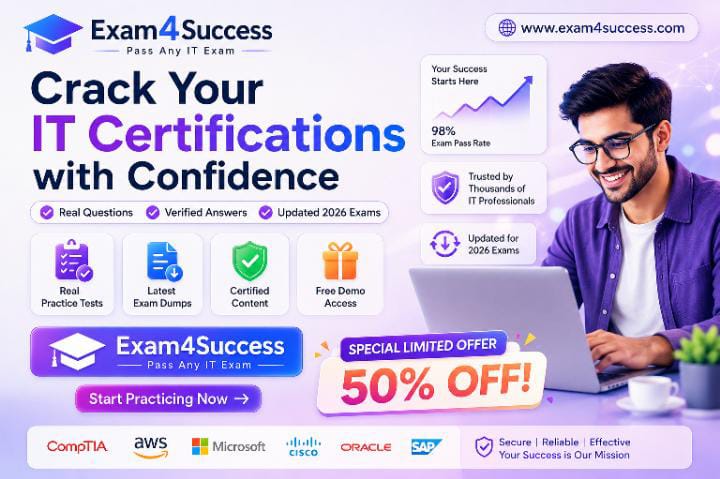 Our downloadable PDFs, verified answers, and realistic practice tests are designed to help you achieve certification success